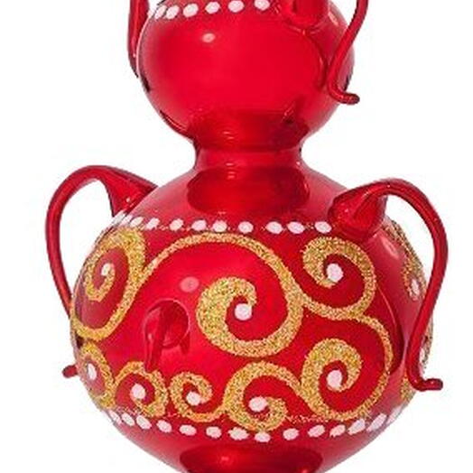 Ёлочная игрушка "Самоварчик" красный (Ёлочка)