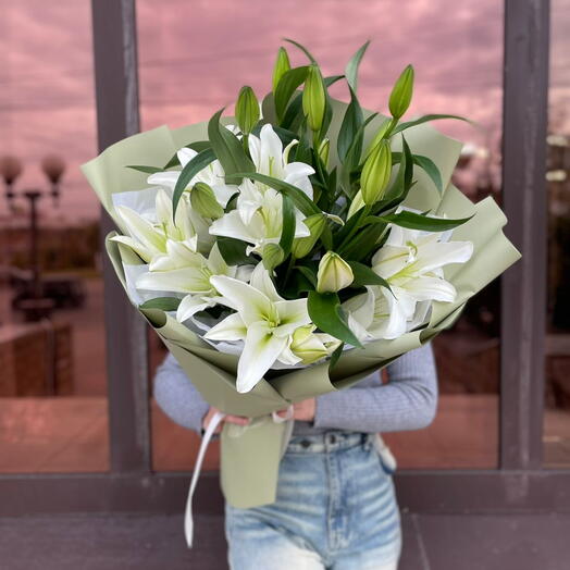 🌷Букет ароматных лилий