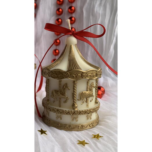 Свеча новогодняя ‘Карусель