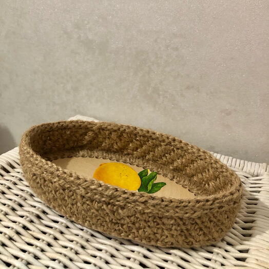 Корзинка из джута