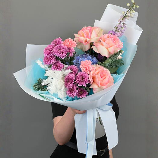 Цветы Букет Art Flowers Небесная Фантазия