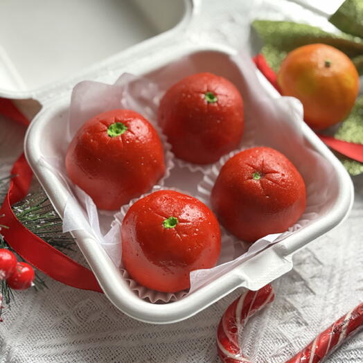 Набор пирожных картошка в марципане  4 шт на день рождения, новый год, для детей, для подруги, для коллег, корпоратив, маме