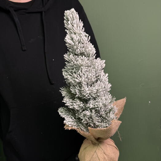 Елочка Заснеженная Новогодняя