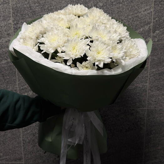 Bouquet of Baltika chrysanthemums