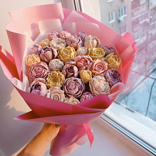 😍💓 очень красивый букет из зефира