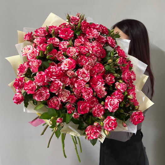 Фаер воркс❣️ кустовая спрей Роза🌹 15 веток