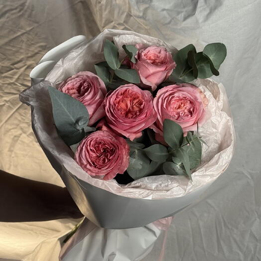 Букет из пионовидных роз Pink Expression S
