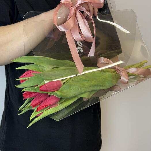 Тюльпаны на 14 февраля 7 шт