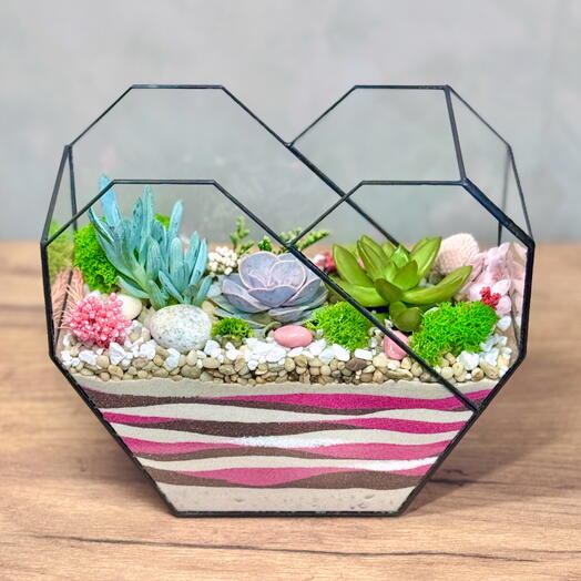 Флорариум сердце