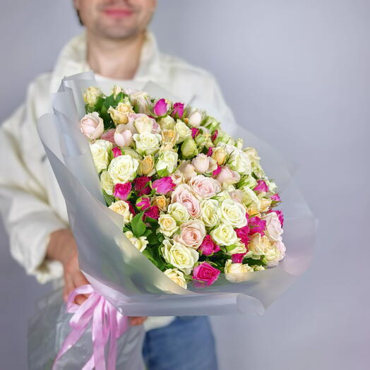 Кустовая роза Кения 35 шт