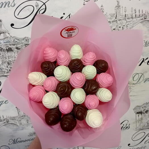 Букет из клубники в шоколаде( 400г)