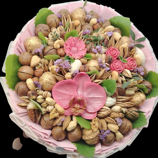 Ореховый букет розовый