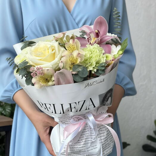 ❗️ТОП❗️Весенне-летняя композиция в подарочном пакете🌸