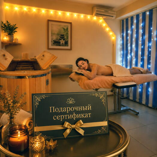 Подарочный сертификат к 8 Марта в СПА-салон «Звёздное небо» в Геленджике