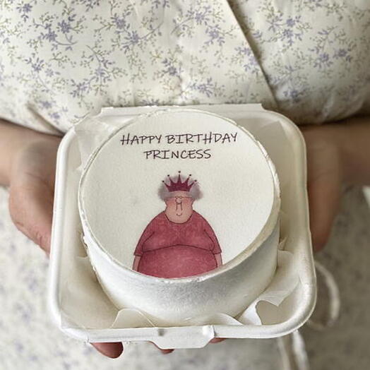 Бенто торт на день рождения для подруги «Happy birthday, Princess