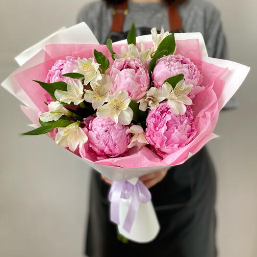 Розовые облака🤍🌸 пионы