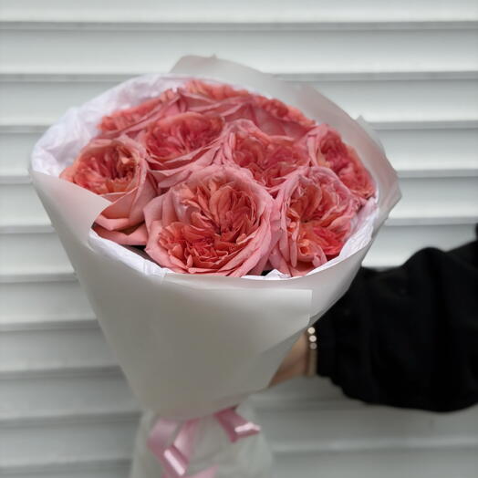 Букет из пионовидных роз Pink Expression