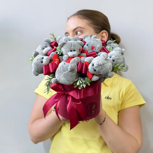 Букет из мишек (11шт)