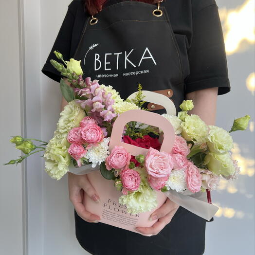 Сумочка цветочная 🌸🤍