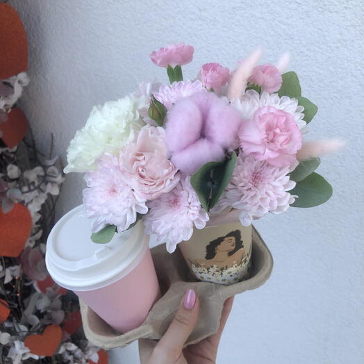 🌸Нежные цветы + кофе Bloom Room