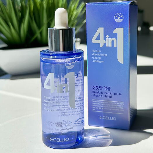 Увлажняющая сыворотка с коллагеном Dr. Cellio 4in1 Sanddeuthan Ampoule