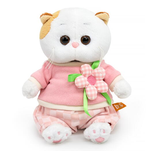 LB-146 Игрушка Кошечка Ли-Ли baby в свитшоте с цветком