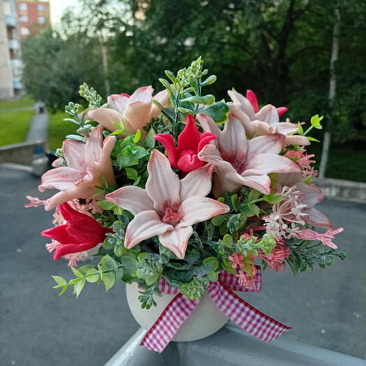 Мыльный букет для лучшего учителя