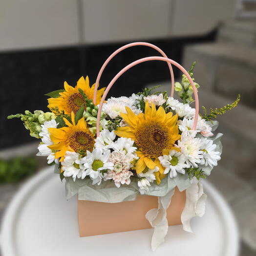 Сумочка с подсолнухами🌼