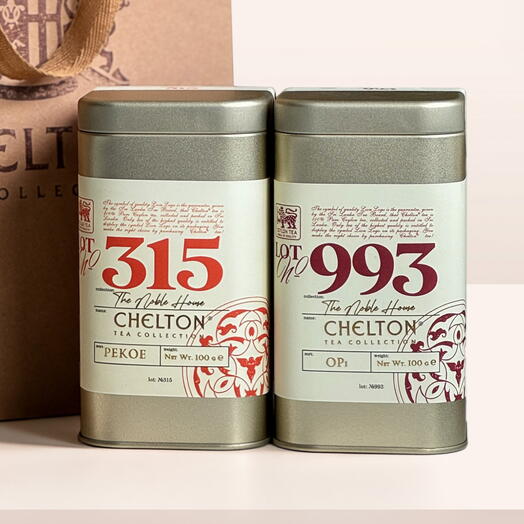 Чайный дуэт черного цейлонского чая Chelton сортов Pekoe и OP1, 200 г