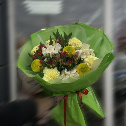 Букет В зеленых оттенках