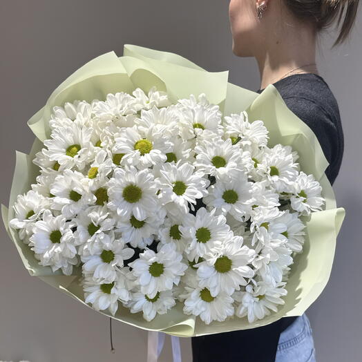 Букет из хризантемы ромашки