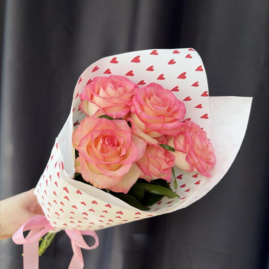 Букет из 5 роз (13)