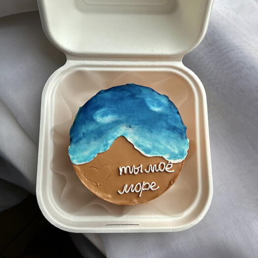 Бенто-торт «Ты моё море»,бенто-торт парню,бенто-торт девушке