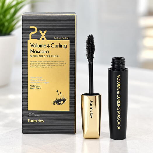 Тушь для ресниц двойной объем FarmStay Volume Curling Mascara