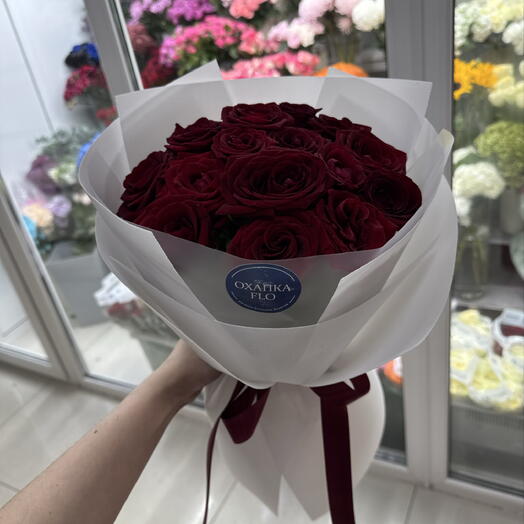 Букет из 15 красных роз