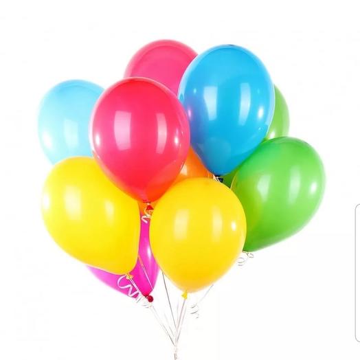 Multicolored balloons 10 PCs