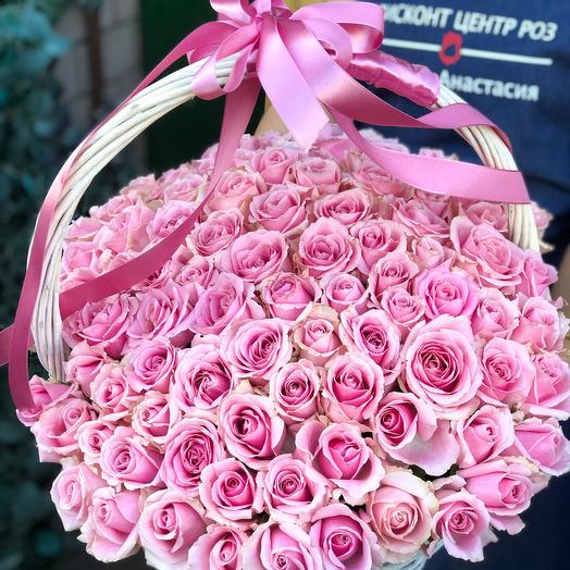 Cesta de 101 rosas