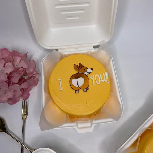 Bento cake "I love you"