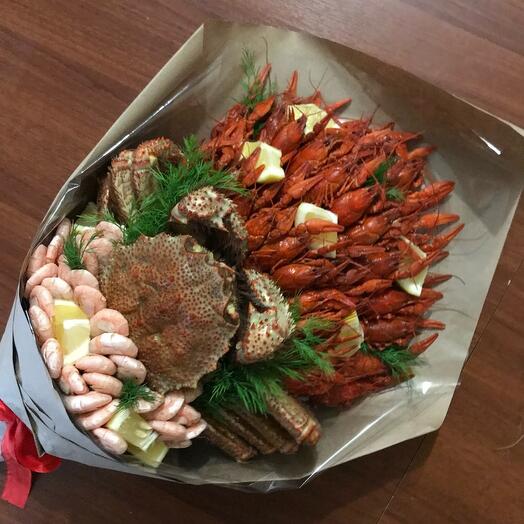 Букет с крабом