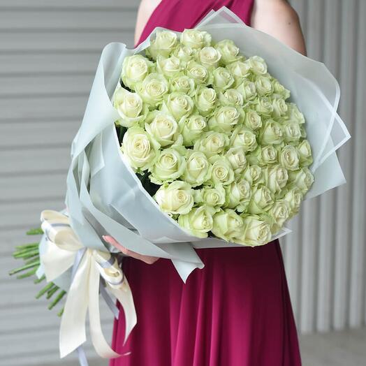 A gorgeous bouquet of 51 Roses