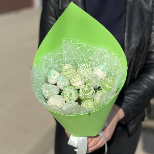 Букет из клубники в шоколаде "Клубничный Фрэш"