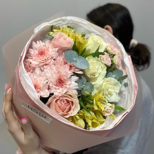 Bouquet with alstroemeria