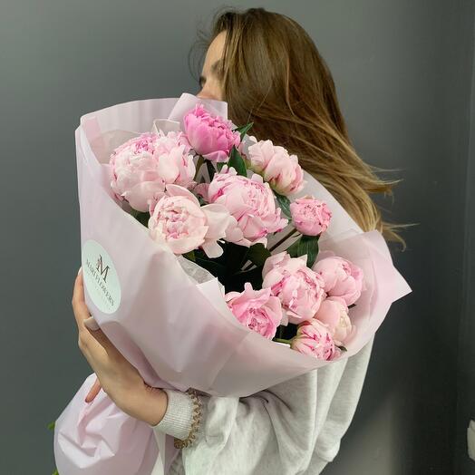Peonías rosa 11pcs