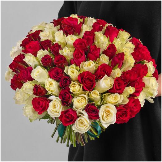 Микс розы 40-50см 101 шт