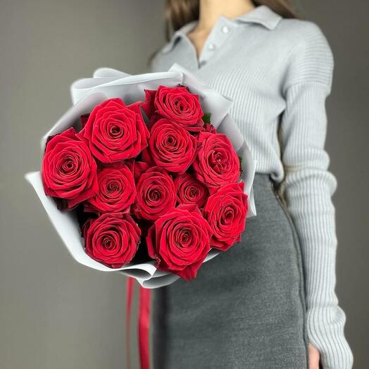 Бархатные красные розы (M) ♥️