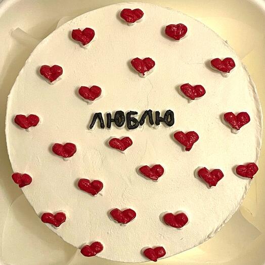 Бенто-торт «люблю»