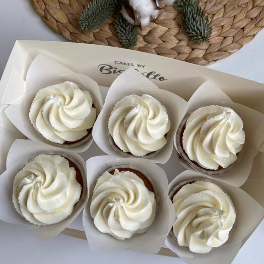 Juego de cupcakes de 6 piezas