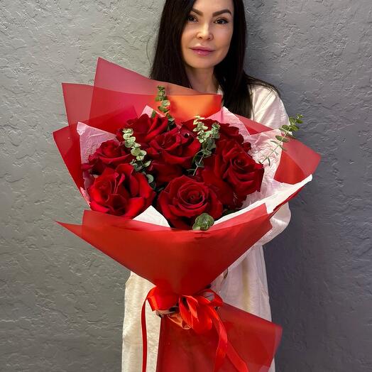 Bouquet with French roses