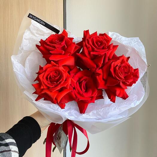 Scarlet roses