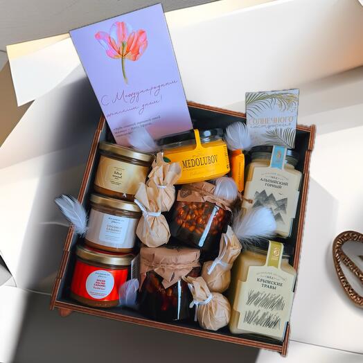 Подарок девушке, гастрономический подарочный набор